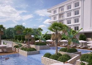 مشروع استثماري في انطاليا بخطة تقسيط لمدة سنتين من المطور