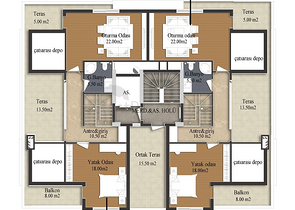 مشروع استثماري في انطاليا بخطة تقسيط لمدة سنتين من المطور