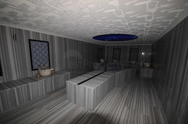 شقة 1+1 في مجمع مخطط فندقي في كيستل