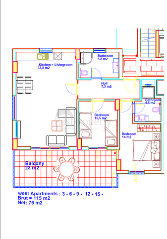 شقق عائلية ضمن مجمع سكني في افسلار / الانيا 