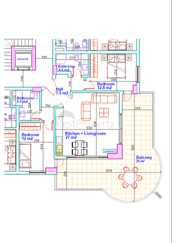 شقق عائلية ضمن مجمع سكني في افسلار / الانيا 