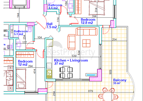 شقق عائلية ضمن مجمع سكني في افسلار / الانيا 