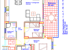 شقق عائلية ضمن مجمع سكني في افسلار / الانيا 