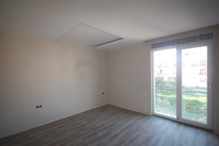 مشروع منتهي مع شقق 2 + 1 و 3 + 1 في لارا ، أنطاليا بالقرب من نهر دودين