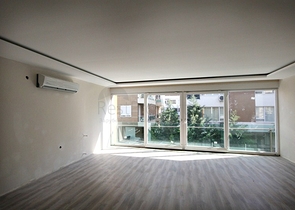 مشروع منتهي مع شقق 2 + 1 و 3 + 1 في لارا ، أنطاليا بالقرب من نهر دودين