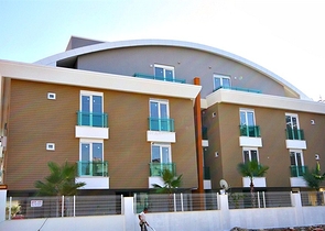 مشروع منتهي مع شقق 2 + 1 و 3 + 1 في لارا ، أنطاليا بالقرب من نهر دودين