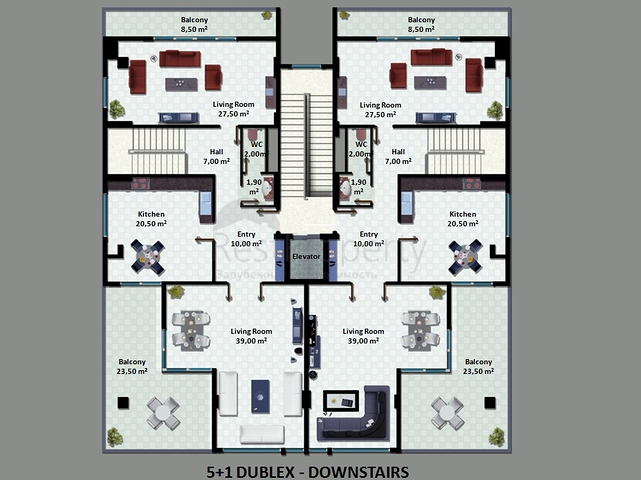 شقق في مجمع عصري في وسط الانيا
