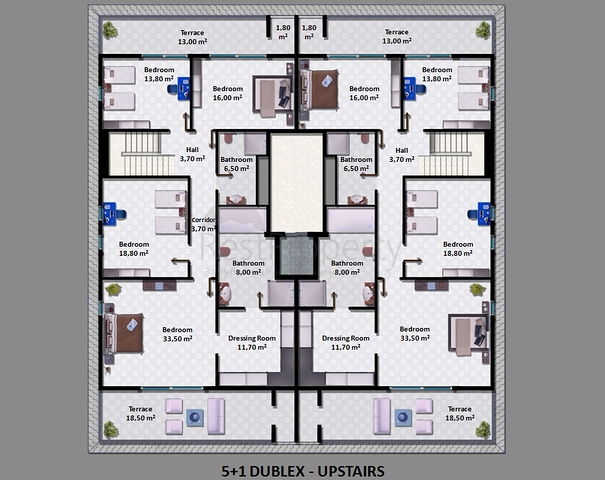 شقق في مجمع عصري في وسط الانيا