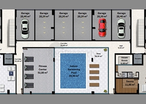 شقق في مجمع عصري في وسط الانيا