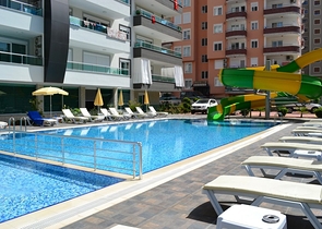 شقة غرفة و صالة باطلالة رائعة في ماهموت لار الانيا