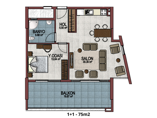 شقق في مجمع سكني حديث في منطقة محمودلار - ألانيا