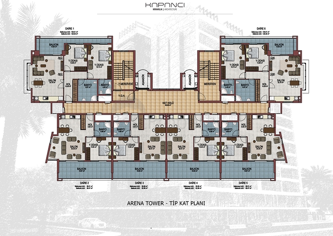 شقق في مجمع سكني حديث في منطقة محمودلار - ألانيا