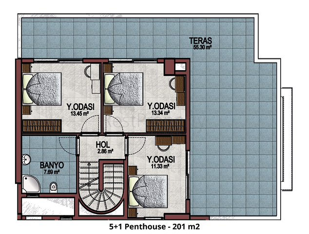 شقق في مجمع سكني حديث في منطقة محمودلار - ألانيا