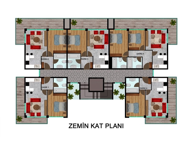 شقق في كاركي جاك ألانيا