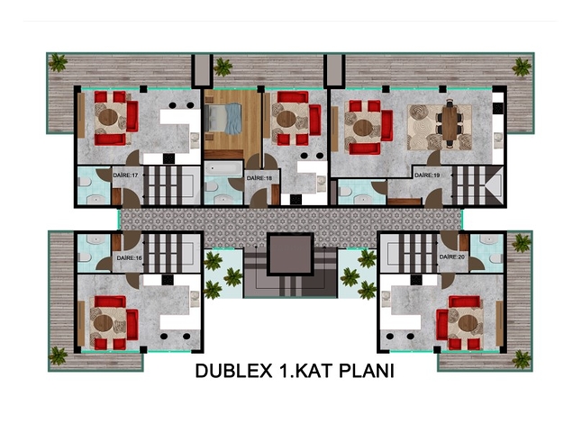 شقق في كاركي جاك ألانيا