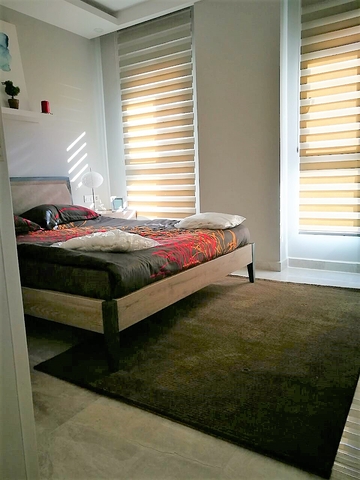 شقة واسعة - مجمع حديث - تصميم غرفة وصالة - في مهموتلار / الانيا 