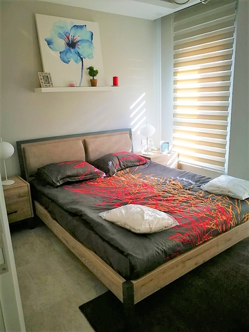 شقة واسعة - مجمع حديث - تصميم غرفة وصالة - في مهموتلار / الانيا 