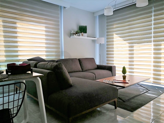 شقة واسعة - مجمع حديث - تصميم غرفة وصالة - في مهموتلار / الانيا 