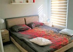 شقة واسعة - مجمع حديث - تصميم غرفة وصالة - في مهموتلار / الانيا 