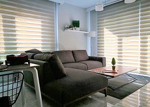 شقة واسعة - مجمع حديث - تصميم غرفة وصالة - في مهموتلار / الانيا 