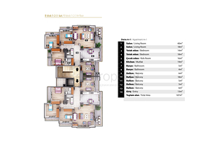 شقق وبينت هاوس في ألانيا /أوبا