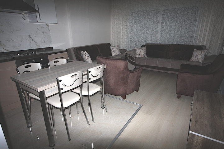 شقة1+1 ضمن واحد من أفخر المجمعات في انطاليا