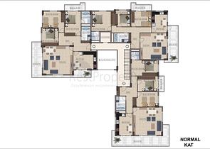 شقق وبينت هاوس في ألانيا سنتر 