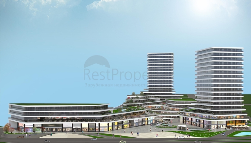 مجمع سكني يحتوي على شقق وبينت هاوس في اسطنبول 