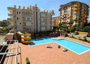 شقة 1+1 في مركز مدينة ألانيا 