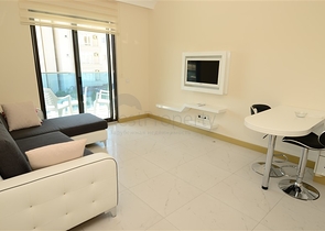 شقة 1+1 في مركز مدينة ألانيا 