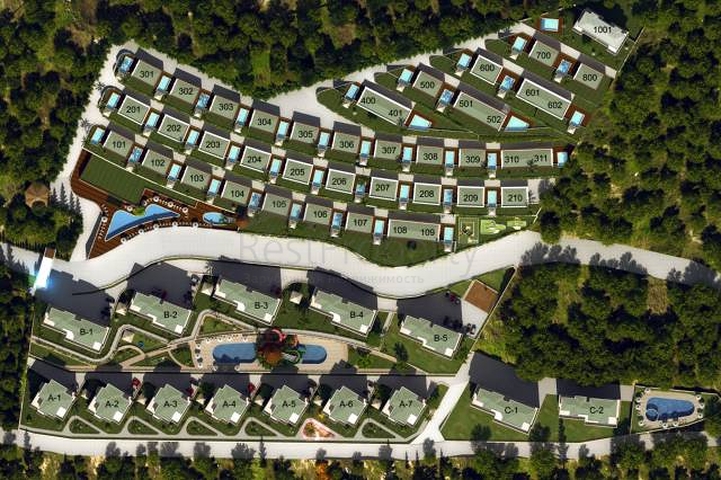 من أرقى مجمعات الفيلات الفاخرة في منطقة كارجي جاك - ألانيا