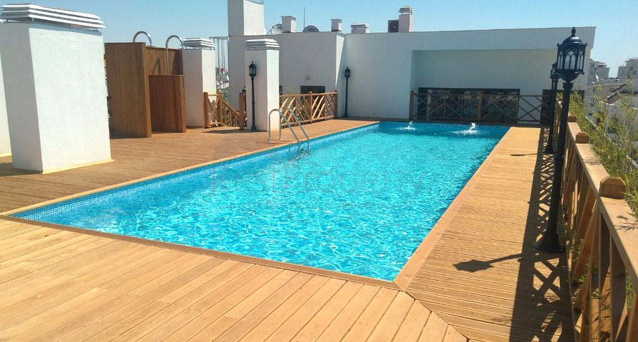 شقق بتصاميم مختلفة ضمن مجمع سكني عصري في أنطاليا