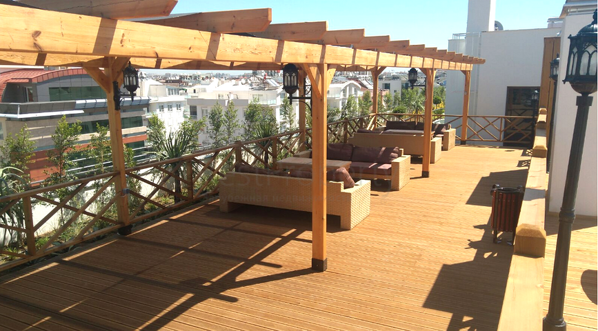 شقق بتصاميم مختلفة ضمن مجمع سكني عصري في أنطاليا