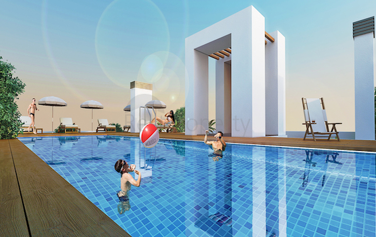 شقق بتصاميم مختلفة ضمن مجمع سكني عصري في أنطاليا