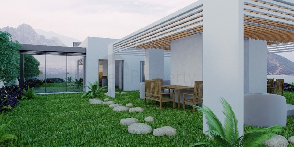 شقق بتصاميم مختلفة ضمن مجمع سكني عصري في أنطاليا