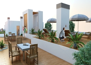 شقق بتصاميم مختلفة ضمن مجمع سكني عصري في أنطاليا