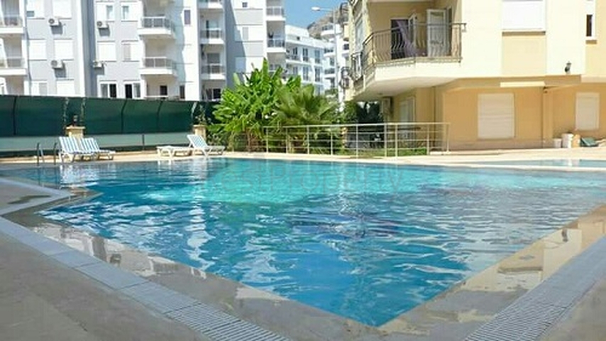 شقة بغرفة نوم واحدة مؤثثة بالكامل وبسعر منخفض في أنطاليا