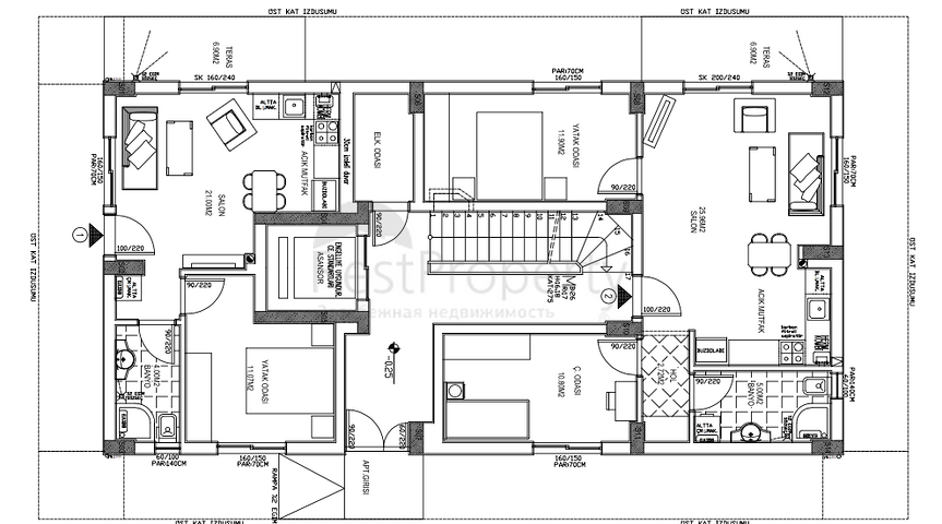 مشروع إستثماري قيد الإنشاء في منطقة كونيالتي – أنطاليا مع أقساط تصل إلى 24 شهر