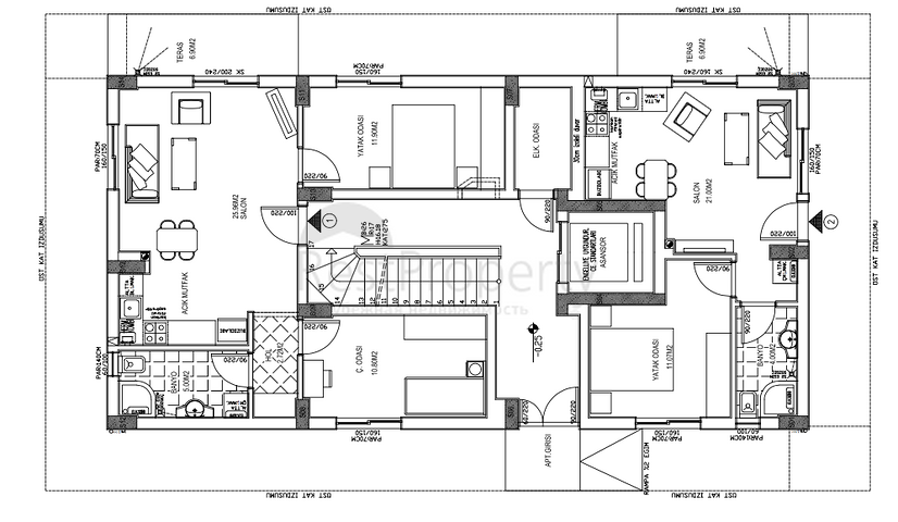مشروع إستثماري قيد الإنشاء في منطقة كونيالتي – أنطاليا مع أقساط تصل إلى 24 شهر