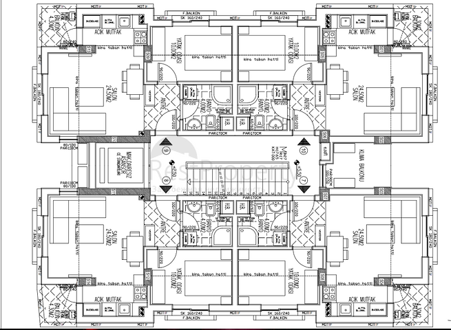 مشروع إستثماري قيد الإنشاء مع أقساط بدون فوائد في أنطاليا