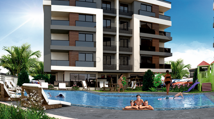 مشروع إستثماري قيد الإنشاء مع أقساط بدون فوائد في أنطاليا