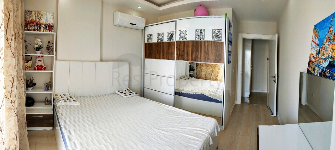 شقة مفروشة في حي ليمان من منطقة كونيالتي – أنطاليا