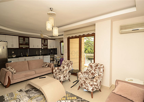 شقة مفروشة بغرفة نوم بسعر مغري في منطقة محمودلار – ألانيا