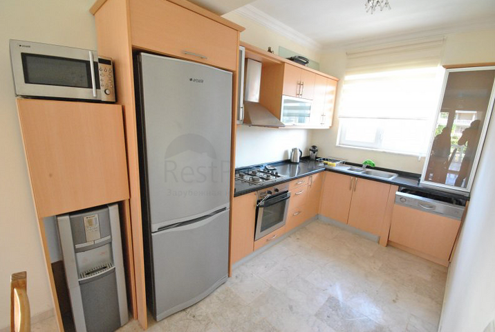 فيلا مفروشة بتخطيط 3+1 في منطقة كيمير – أنطاليا