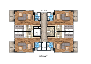 مشروع إستثماري حديث مع أقساط بدون فوائد لمدة سنتين في منطقة كونيالتي – أنطاليا