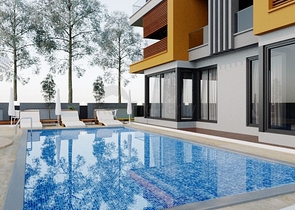 مشروع إستثماري حديث مع أقساط بدون فوائد لمدة سنتين في منطقة كونيالتي – أنطاليا