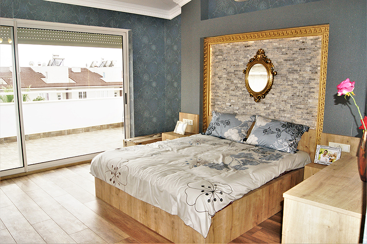 شقق بنتهاوس مفروشة في منطقة لارا – أنطاليا