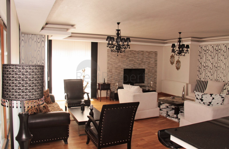 شقة مفروشة فاخرة بإطلالة بحرية وجبلية ساحرة في مدينة انطاليا