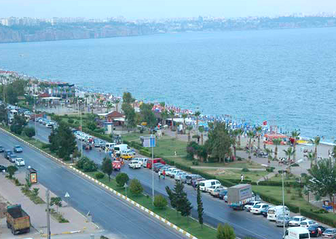 شقة مفروشة فاخرة بإطلالة بحرية وجبلية ساحرة في مدينة انطاليا