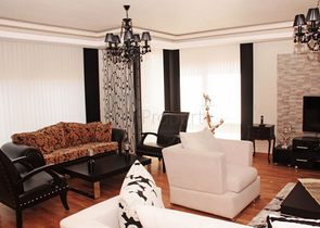 شقة مفروشة فاخرة بإطلالة بحرية وجبلية ساحرة في مدينة انطاليا